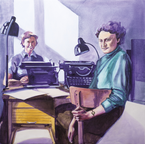 Artwork by Chantal Maquet - Auf Augenhohe - Reuter Bausch Art Gallery - Luxembourg