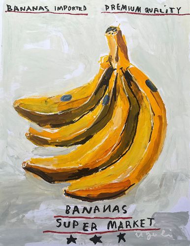 Artwork by Ugo Li  - Bananas Super Market - Reuter Bausch Art Gallery - Luxembourg