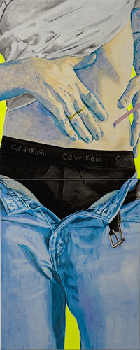 Artwork by Simon Demeuter - Le vent nous a travers�s (Saint-S�bastien) - Reuter Bausch Art Gallery - Luxembourg