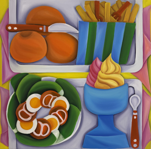 Artwork by  Oriane Bruyat - Cantine 2 - Reuter Bausch Art Gallery - Luxembourg