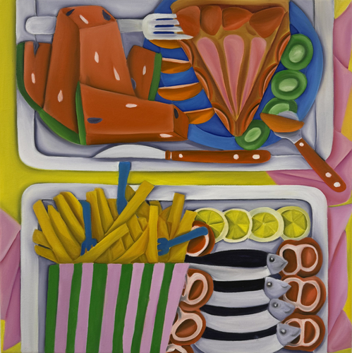 Artwork by  Oriane Bruyat - Cantine 3 - Reuter Bausch Art Gallery - Luxembourg