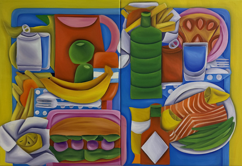 Artwork by  Oriane Bruyat - Cantine 4 - Reuter Bausch Art Gallery - Luxembourg