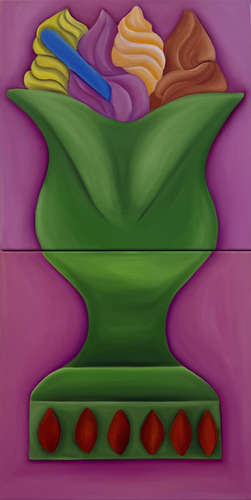 Artwork by  Oriane Bruyat - Les glaces de L�a - Reuter Bausch Art Gallery - Luxembourg