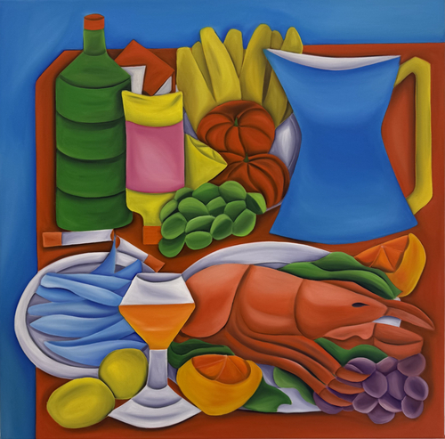 Artwork by  Oriane Bruyat - Lit de langouste - Reuter Bausch Art Gallery - Luxembourg