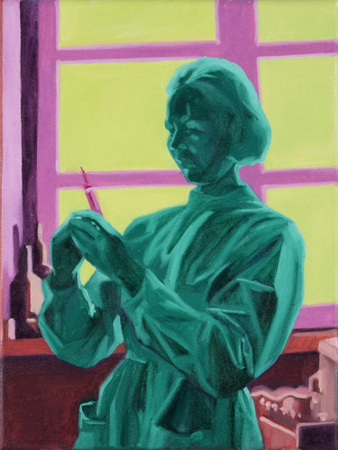 Artwork by Chantal Maquet - The Leave is Denied - Reuter Bausch Art Gallery - Luxembourg