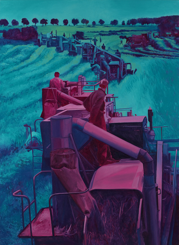 Artwork by Chantal Maquet - Feldverbund - Reuter Bausch Art Gallery - Luxembourg