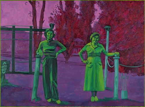 Artwork by Chantal Maquet - Gardiens 1 - Reuter Bausch Art Gallery - Luxembourg