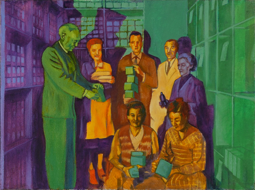 Artwork by Chantal Maquet - Sein Schatten - Reuter Bausch Art Gallery - Luxembourg