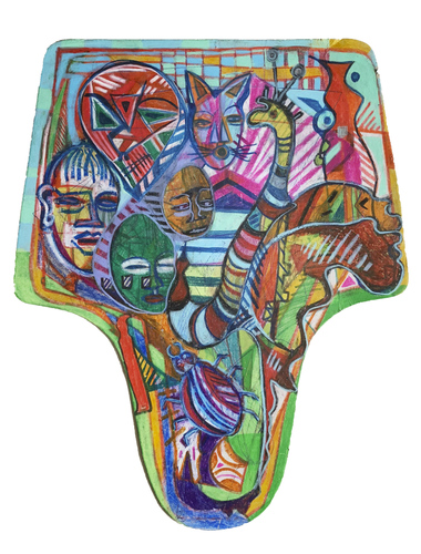 Artwork by Jim Peiffer - Sans titre (2023.3.036.01) - Reuter Bausch Art Gallery - Luxembourg