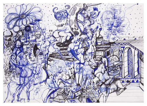 Artwork by Jim Peiffer - Sans titre (2024.3.006.01) - Reuter Bausch Art Gallery - Luxembourg