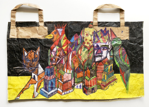 Artwork by Jim Peiffer - Sans titre (2024.3.007.01) - Reuter Bausch Art Gallery - Luxembourg
