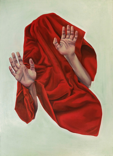 Artwork by Julie Wagener - Mut, ihr versinkenden Leute IV - Reuter Bausch Art Gallery - Luxembourg