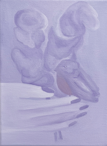 Artwork by Mia Kinsch  - Robin - Reuter Bausch Art Gallery - Luxembourg