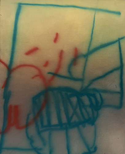 Artwork by Pascal Vilcollet - Composition - Reuter Bausch Art Gallery - Luxembourg