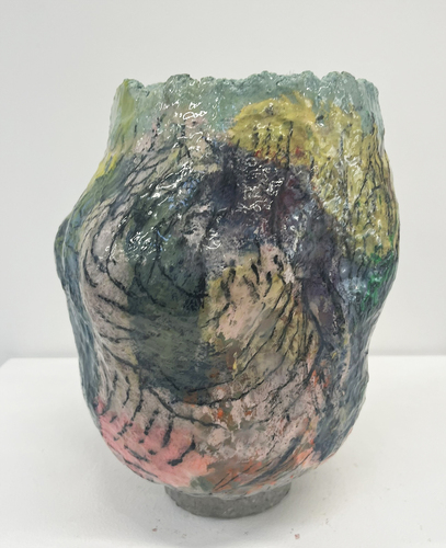 Artwork by Pascal Vilcollet - Sans titre, Pot 16 - Reuter Bausch Art Gallery - Luxembourg