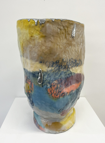 Artwork by Pascal Vilcollet - Sans titre, Pot 3 - Reuter Bausch Art Gallery - Luxembourg