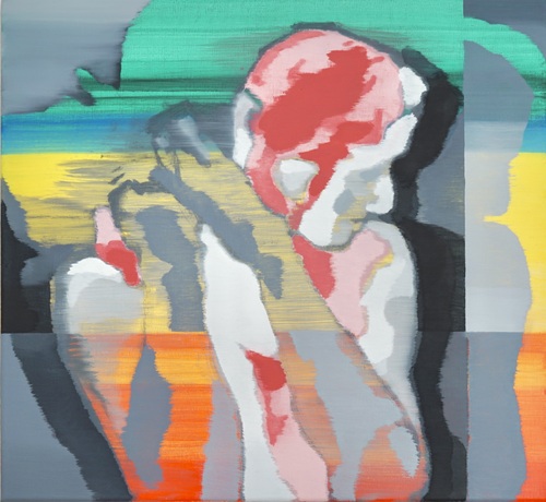 Artwork by Pit Riewer  - Diving reflex - Reuter Bausch Art Gallery - Luxembourg