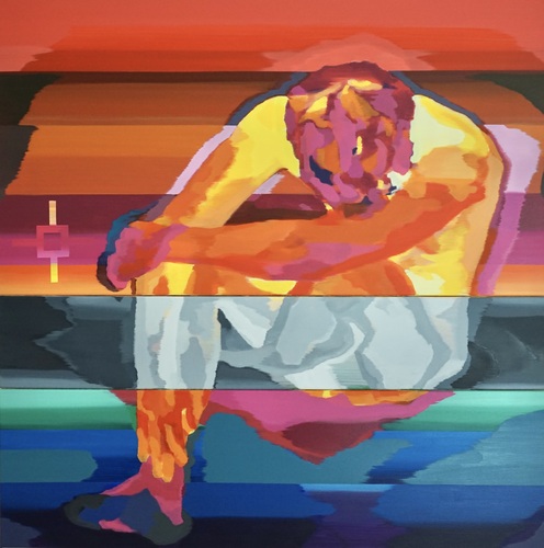 Artwork by Pit Riewer  - Present-moment awareness - Reuter Bausch Art Gallery - Luxembourg