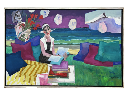 Artwork by Roland Schauls - Auch an der Ostsee - Reuter Bausch Art Gallery - Luxembourg