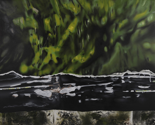 Artwork by Sandra Lieners - Bois de Butte I - Reuter Bausch Art Gallery - Luxembourg