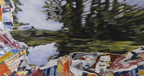 Artwork by Sandra Lieners - Xochimilco II - Reuter Bausch Art Gallery - Luxembourg