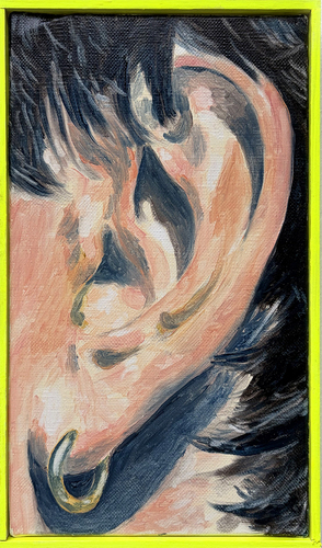 Artwork by Simon Demeuter - I'm listening - Reuter Bausch Art Gallery - Luxembourg