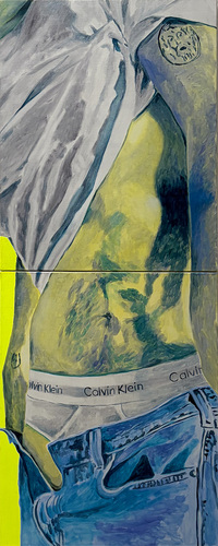 Artwork by Simon Demeuter - Le vent nous a travers�s (Saint-S�bastien) - Reuter Bausch Art Gallery - Luxembourg