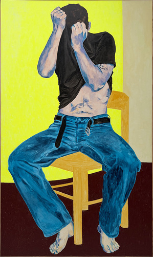 Artwork by Simon Demeuter - Le vent nous a travers�s (Saint-S�bastien) - Reuter Bausch Art Gallery - Luxembourg