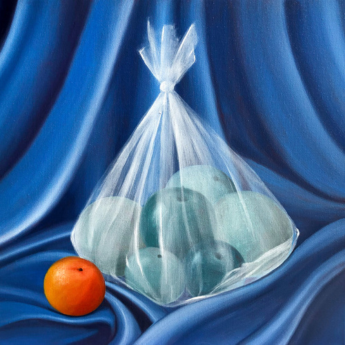 Artwork by Soraya Dagman - Les oranges - Reuter Bausch Art Gallery - Luxembourg