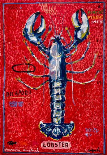 Artwork by Ugo Li  - Homard - Reuter Bausch Art Gallery - Luxembourg