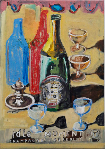 Artwork by Ugo Li  - Idle Moment - Reuter Bausch Art Gallery - Luxembourg
