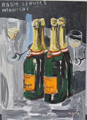 Artwork by Ugo Li  - Room Serivce Midnight - Reuter Bausch Art Gallery - Luxembourg