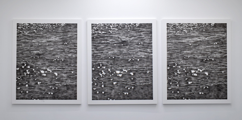 Artwork by Valentin Van der Meulen - Sea View 4 - Triptych - Reuter Bausch Art Gallery - Luxembourg