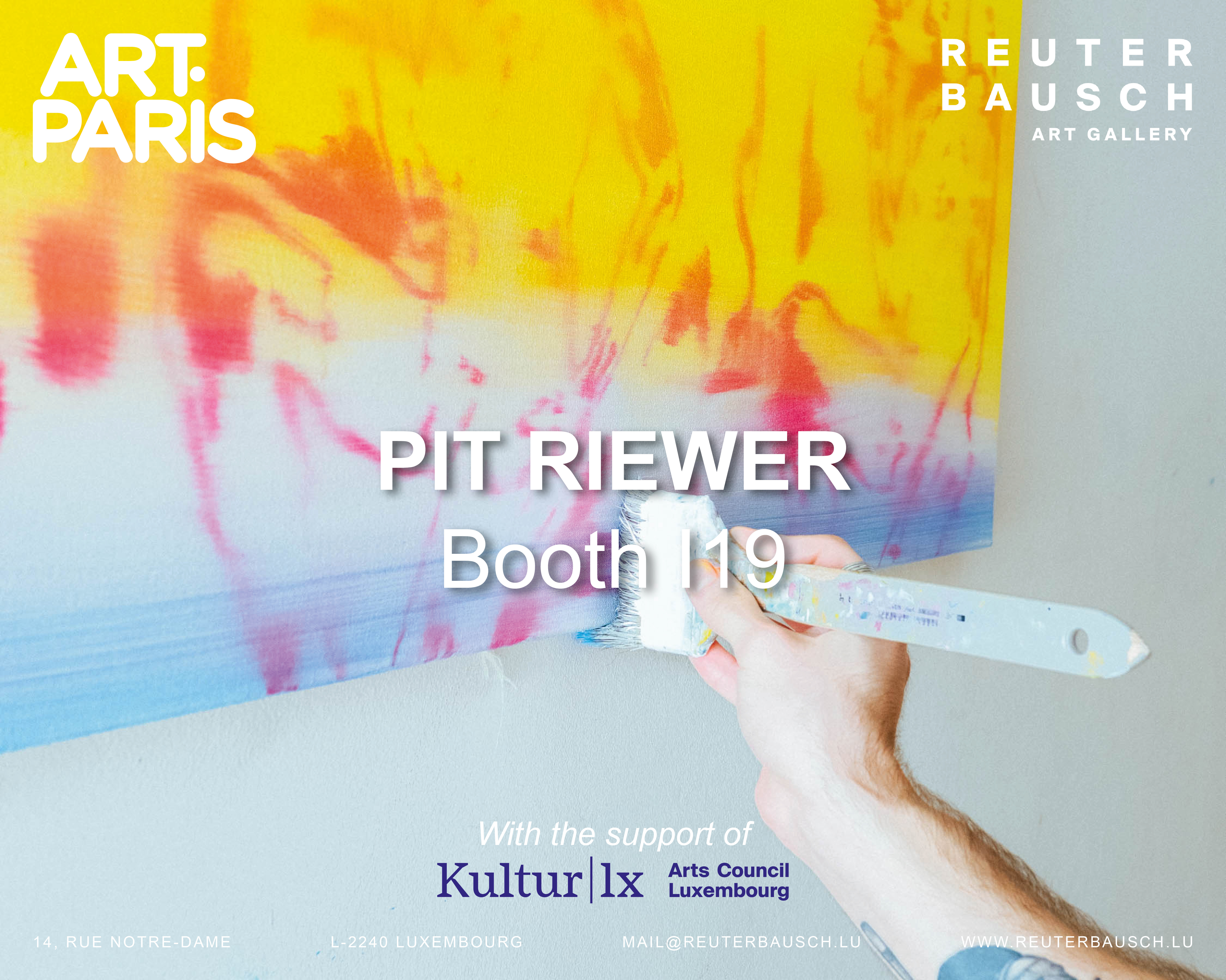ART PARIS | PIT RIEWER - Pit Riewer  - Reuter Bausch Art Gallery - Luxembourg