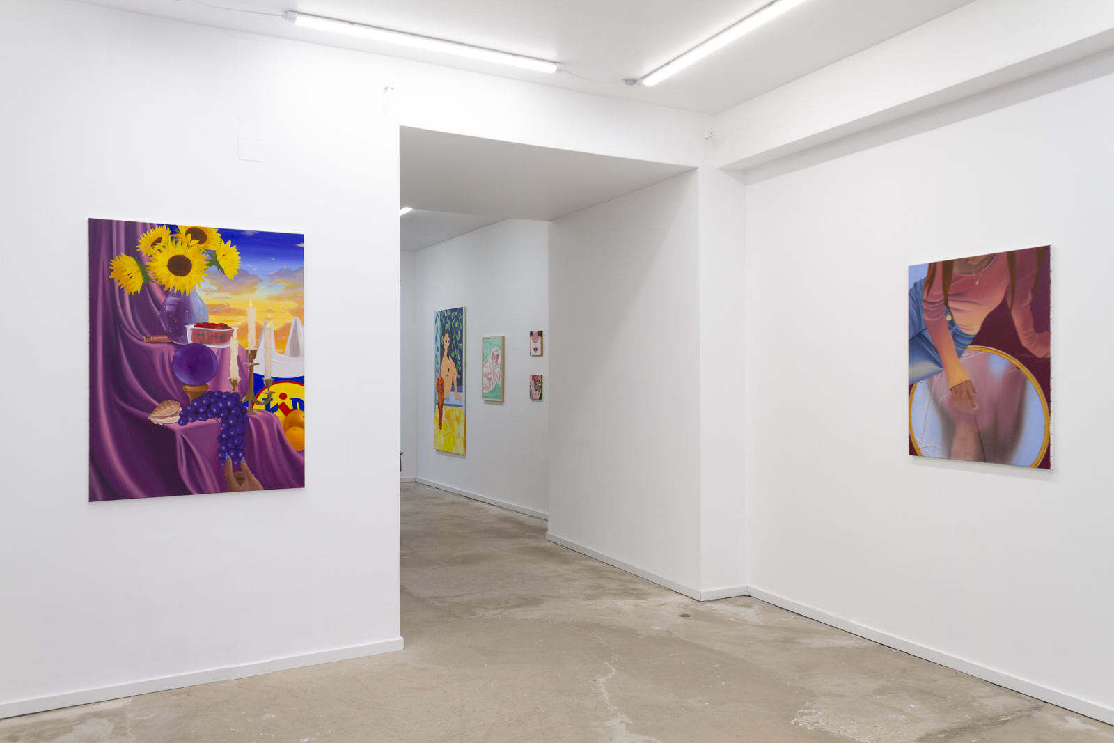 Exhibition Couleurs en chos with Soraya Dagman, Mia Kinsch  at Reuter Bausch Art Gallery