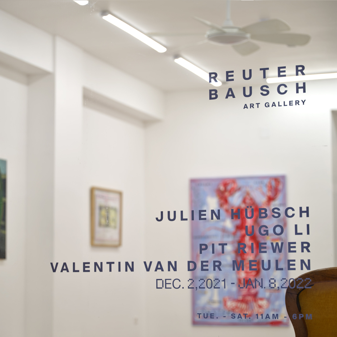 Exhibition Opening, Group Show I Part I with Julien Hübsch, Ugo Li , Pit Riewer , Valentin Van der Meulen at Reuter Bausch Art Gallery