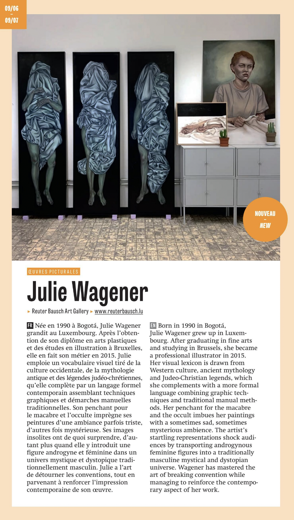 News of Reuter Bausch Art Gallery Julie Wagener